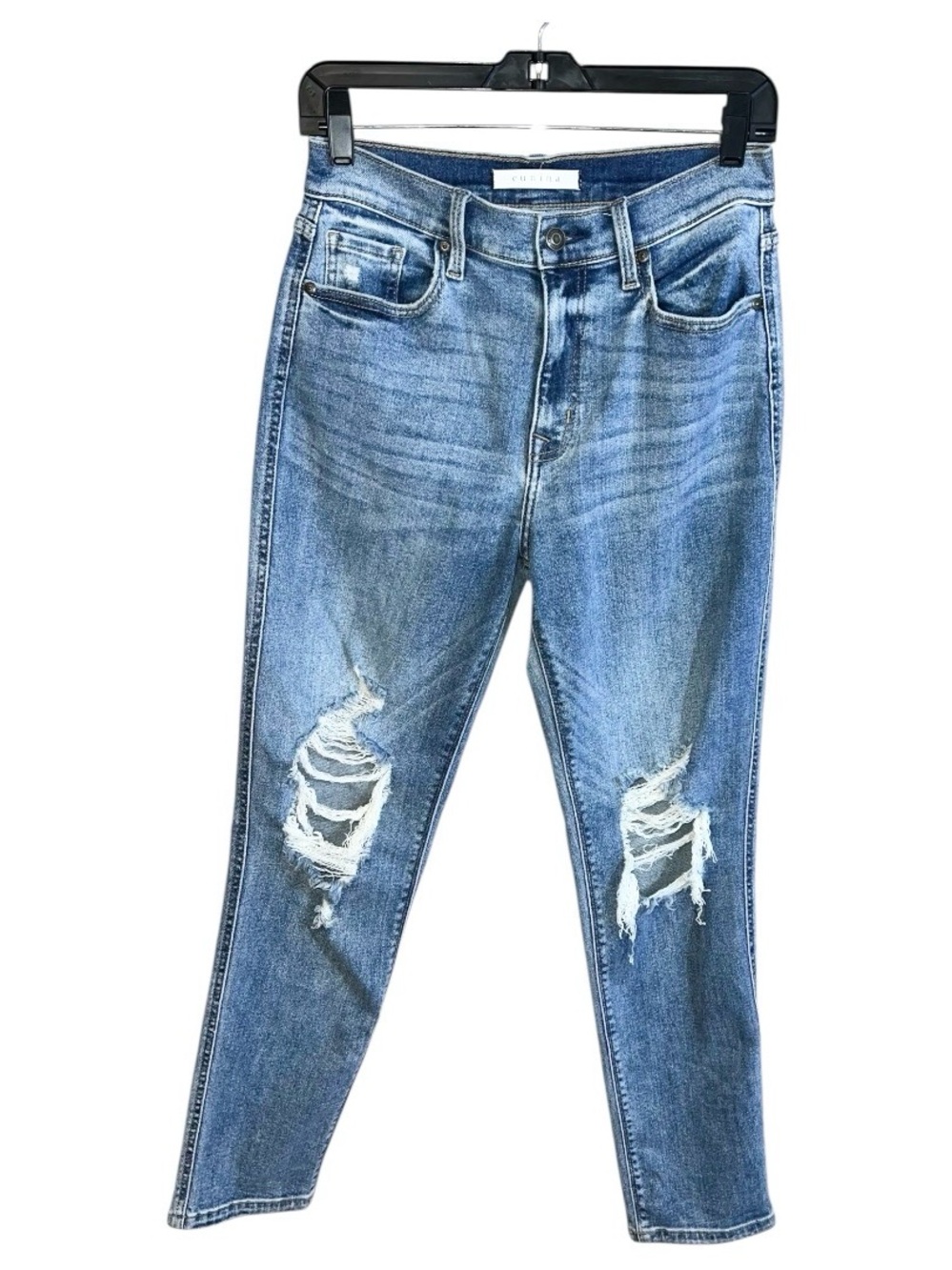 Eunina Rocky High Rise Boyfriend Jeans Women’s 3 Blue Light Wash 27x29